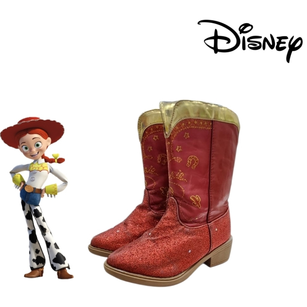 Disney Jessie Cowgirl Boots for Kids Toy Story 2 Girls Dress‎ Up Costume Shoes